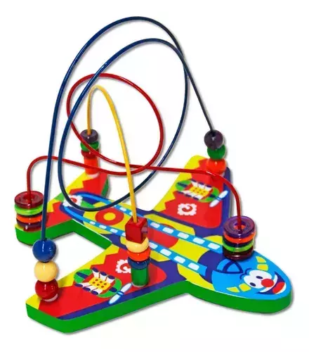 Brinquedo Pedagogico Educativo Aramado Avião