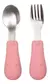 Kit Talheres Infantil Inox Cabo Em Silicone Buba Rosa na internet