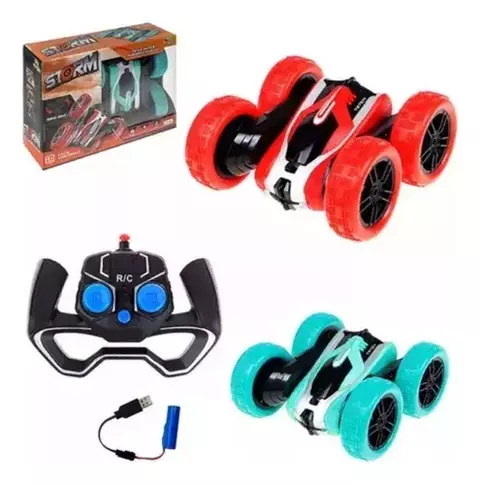 Carro Carrinho Controle Remoto Giro 360 Criança Brinquedo