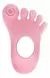 Mordedor Bebê Pezinho Rosa - comprar online