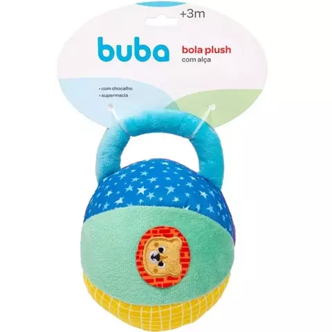 Bola Plush Com Chocalho Para Bebês - Buba
