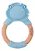 Mordedor Em Silicone E Bambu Leão Azul - Buba - comprar online