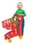 Mercadinho Infantil Confeitaria Carrinho Caixa Registradora - comprar online