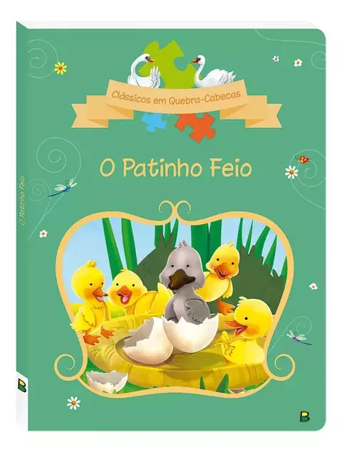 O Patinho Feio livro em quebra cabeça