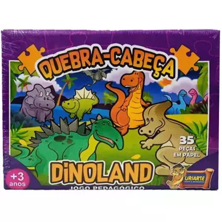 Quebra-cabeça 35 peças Dinoland