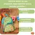 Mochila Clio Rodinha Azul e Verde Infantil Menino Dinossauro Escolar na internet