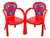 Cadeira Infantil Plástica Homem Aranha - comprar online