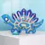 Brinquedo Educativo Labirinto Magnético Dinossauro Azul