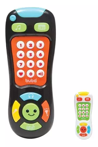 Controle Remoto Musical Com Luz Sons Infantil- Buba
