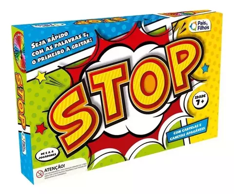Jogo De Tabuleiro Stop Tradicional Original