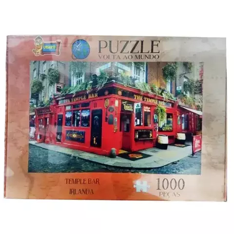 Quebra-cabeça 1000 peças Puzzle Temple bar Irlanda