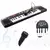 Teclado infantil com microfone cor preto na internet