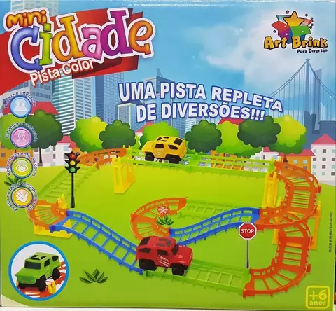 Brinquedo Mini Cidade Pista Color