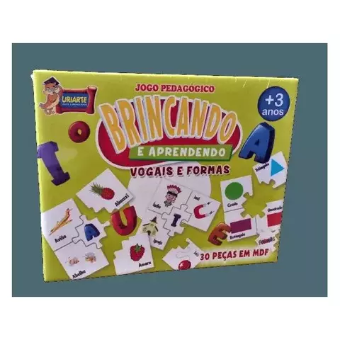 Brincando de Aprender Vogais e Formas