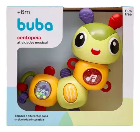 Brinquedo Musical Infantil Centopeia De Atividades Bebê Buba