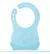 Babador De Silicone Com Pega Migalhas Azul - Buba Cor Azul Tam 2-3 M - Criativa Mix