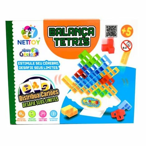 Jogo de Desafio Balança Tetris 16 pecas