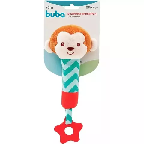 Buzininha com Mordedor Animal Fun Macaquinho