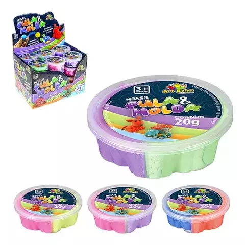 Massinha De Modelar Pula e molda 20g