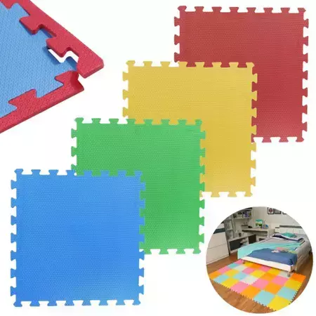 Tapete Evamax Tatame Play Mat Color 52 X 52 Cm 8 Mm 4 Peças
