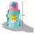 Garrafa De Alumínio Infantil C/ Canudo Fun 450ml Girafa Buba - Criativa Mix