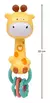 Brinquedo Chocalho Girafa Musical Mordedor Macio Buba