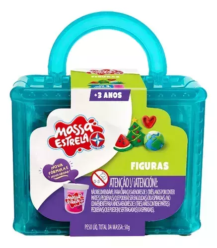 Massinha De Modelar Kit Figuras Massa Estrela