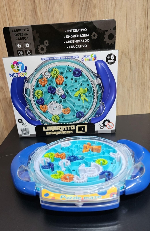 Desafio IQ Labirinto de Engranagem