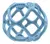 Mordedor Bola Em Silicone Azul Flexivel - comprar online
