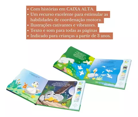 Livro Sonoro Ler E Ouvir O Patinho Feio Sensorial- Todolivro