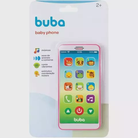 Celular Baby Phone - Rosa - Buba