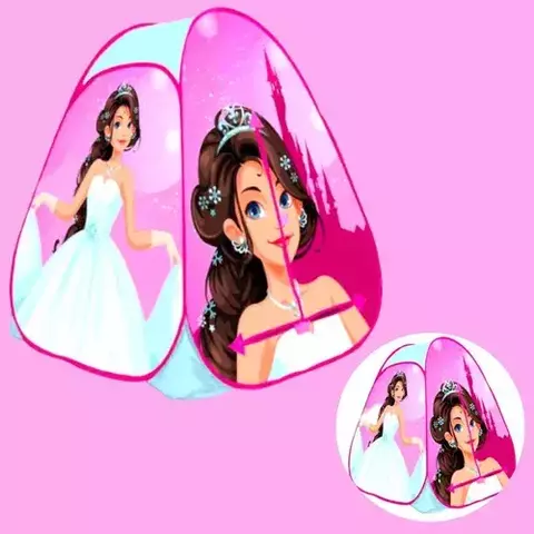 Barraca Infantil Pequena Princesa Dobrável Rosa