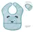 Babador Com Pega Migalhas Cachorrinho Azul Buba - comprar online