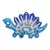 Brinquedo Educativo Labirinto Magnético Dinossauro Azul - comprar online