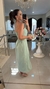 Vestido Midi com Laço e Fenda - Elegante para Festas