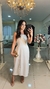 Vestido Midi com Laço e Fenda - Elegante para Festas - comprar online