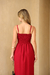 Vestido Midi com Laço e Fenda - Elegante para Festas - Sheila Oliveira Store