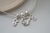 Bracelete Liso Filhos Cravejados Prata 925