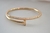 Bracelete Prego Cravejado Banho de Ouro 18k - comprar online