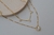Colar Coração com Choker Duplo Três Corações Banho de Ouro 18k - comprar online