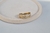 Anel Duplo Pedra Incolor e Zircônias Banho de Ouro 18k - comprar online