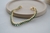 Pulseira Riviera Esmeralda Três Pontas Banho de Ouro 18k