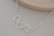 Pulseira Infantil Três Quadrado Banho de Prata na internet
