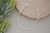 Pulseira Elos Forma de U Banho de Prata - comprar online