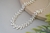 Pulseira Folhas Duplas Texturizadas Banho de Prata - comprar online