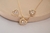 Conjunto Coração Cravejado Banho de Ouro 18k