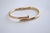 Bracelete Prego Liso Banho de Ouro 18k - comprar online