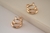 Brinco Earhook Três Linhas Banho de Ouro 18k