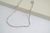 Pulseira Riviera Fina Banho de Ródio Branco