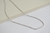 Colar Choker Cordão Baiano Banho de Ródio Branco - comprar online